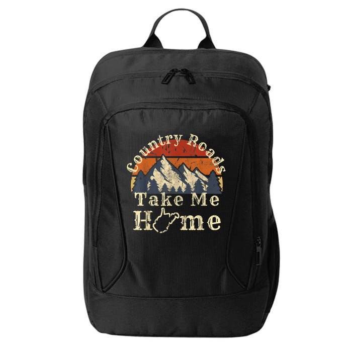 Country Roads West Virginia Take Me Home WV Map Mountains City Backpack