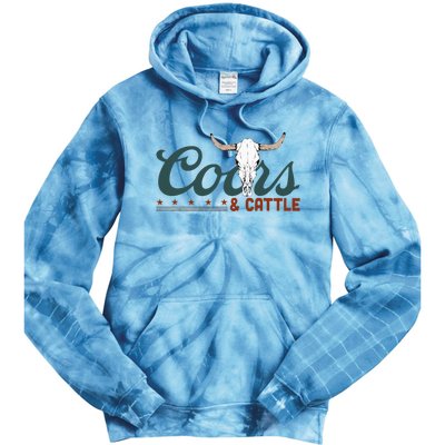 Cattle Rodeo Western Cowboy Tie Dye Hoodie