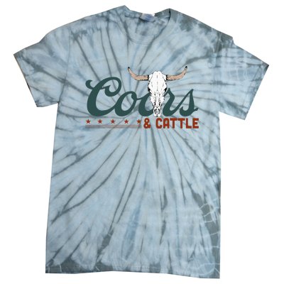 Cattle Rodeo Western Cowboy Tie-Dye T-Shirt