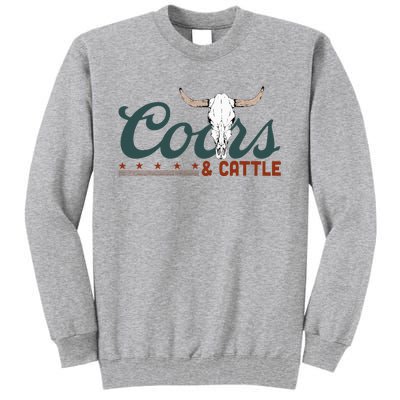 Cattle Rodeo Western Cowboy Tall Sweatshirt