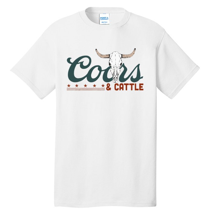 Cattle Rodeo Western Cowboy Tall T-Shirt