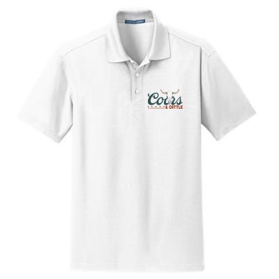 Cattle Rodeo Western Cowboy Dry Zone Grid Polo