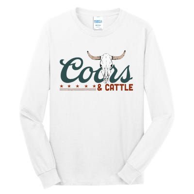 Cattle Rodeo Western Cowboy Tall Long Sleeve T-Shirt