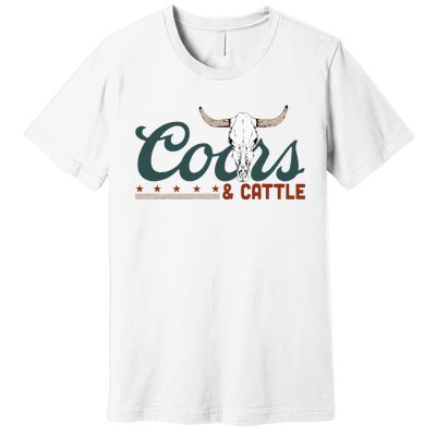 Cattle Rodeo Western Cowboy Premium T-Shirt