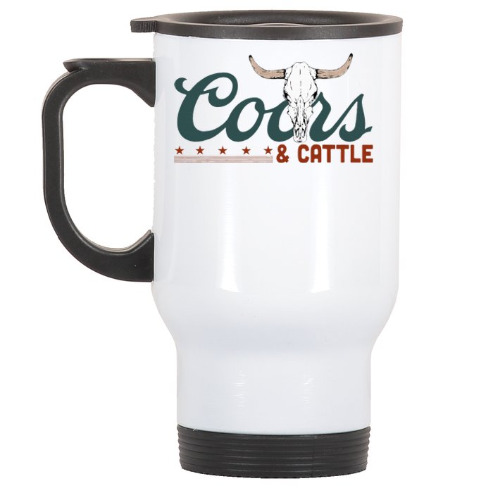 Cattle Rodeo Western Cowboy Stainless Steel Travel Mug