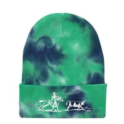 Cowboy Roping Western Cowboy Roping Tie Dye 12in Knit Beanie