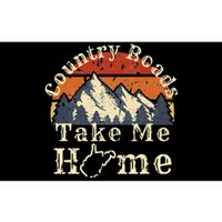 Country Roads West Virginia Take Me Home WV Map Mountains Bumper Sticker