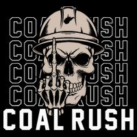 Coal Rush West Virginia Skull Coal Miner Hard Hat T-Shirt
