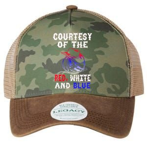 Courtesy Red White And Blue Legacy Tie Dye Trucker Hat