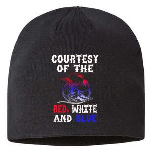 Courtesy Red White And Blue Sustainable Beanie