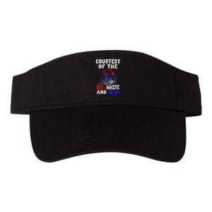 Courtesy Red White And Blue Valucap Bio-Washed Visor