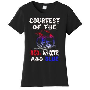 Courtesy Red White And Blue Women's T-Shirt