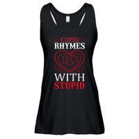 Cupid Rhymes With Stupid Ladies Essential Flowy Tank