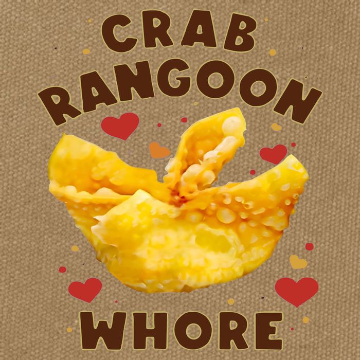 Crab Rangoon Whore Cotton Canvas Backpack
