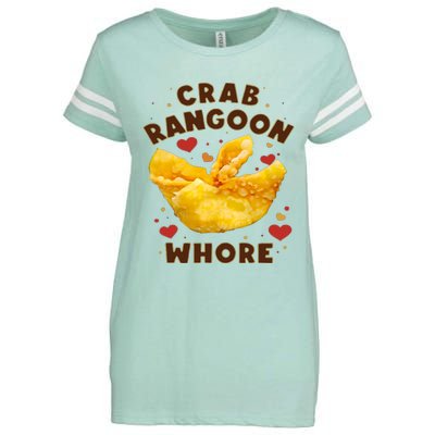 Crab Rangoon Whore Enza Ladies Jersey Football T-Shirt