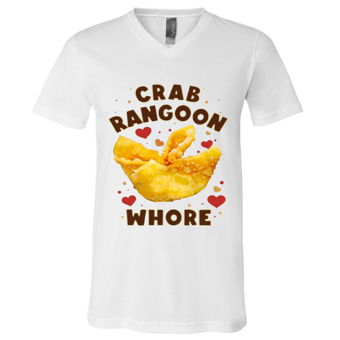 Crab Rangoon Whore V-Neck T-Shirt