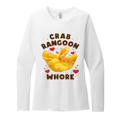 Crab Rangoon Whore Womens CVC Long Sleeve Shirt