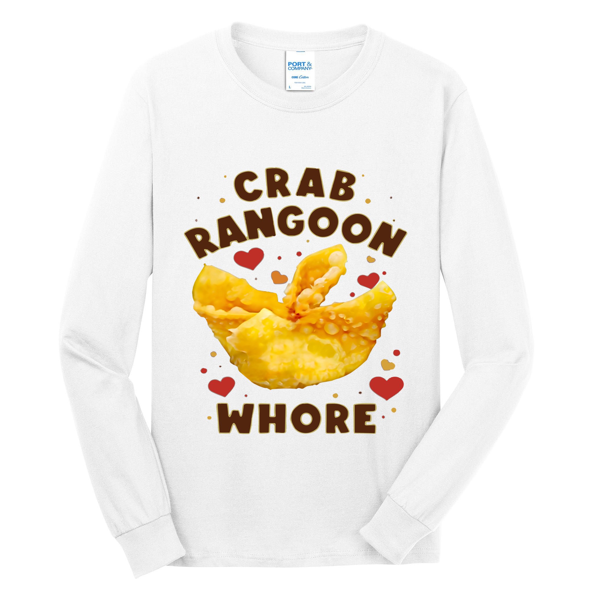 Crab Rangoon Whore Tall Long Sleeve T-Shirt