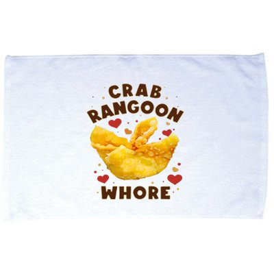 Crab Rangoon Whore Microfiber Hand Towel
