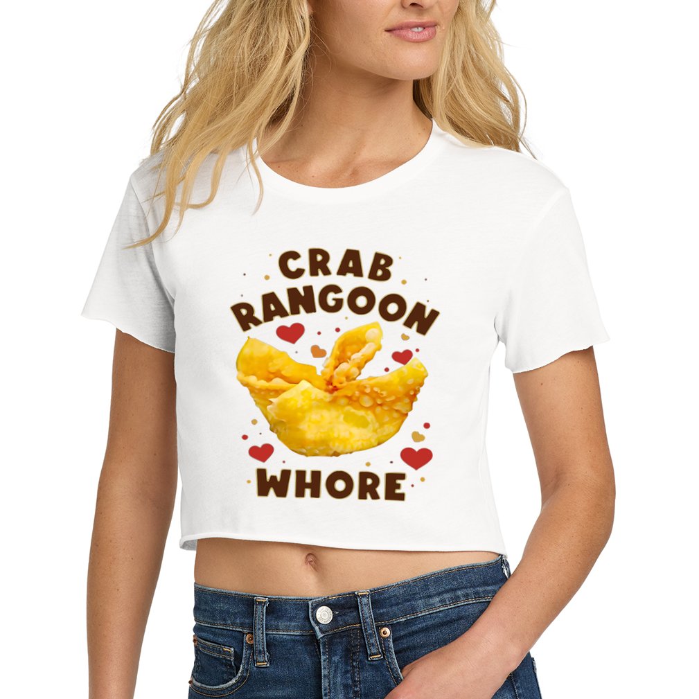Crab Rangoon Whore Crop Top