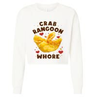 Crab Rangoon Whore Cropped Pullover Crew