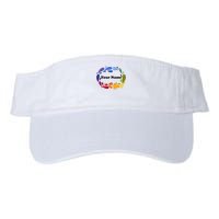 Colorful Rainbow Wreath Custom Name Plate Visor