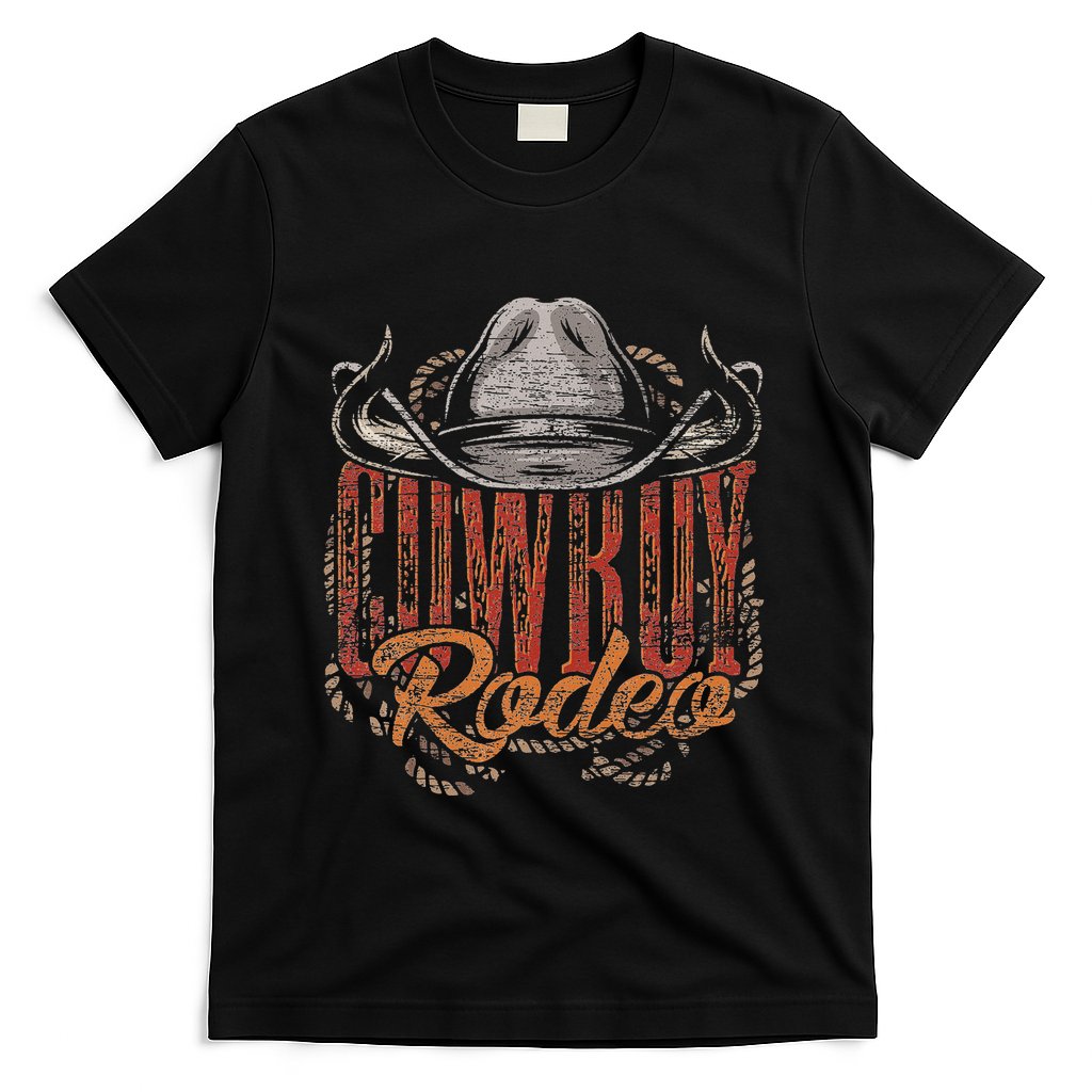 Cowboy Rodeo Western Texan Gift Country Bull Riding Cowboy T-Shirt