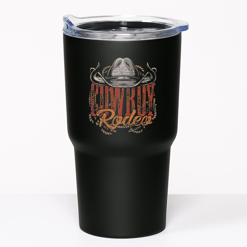Cowboy Rodeo Western Texan Gift Country Bull Riding Cowboy Tumbler
