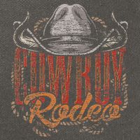 Cowboy Rodeo Western Texan Gift Country Bull Riding Cowboy Cotton Canvas Backpack