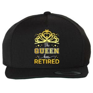 Cute Retired Woman Queen Has Retired Legend Wool Snapback Cap