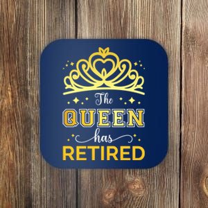 Cute Retired Woman Queen Has Retired Legend Coaster