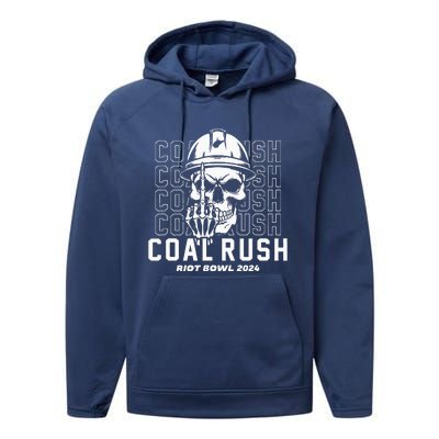 Coal Rush West Virginia Performance Fleece Hoodie