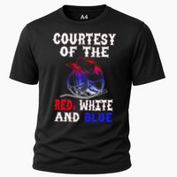Courtesy Red White And Blue Cooling Performance Crew T-Shirt