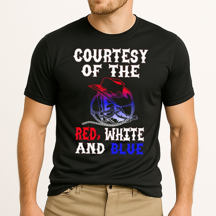 Courtesy Red White And Blue Cooling Performance Crew T-Shirt