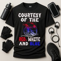 Courtesy Red White And Blue Cooling Performance Crew T-Shirt