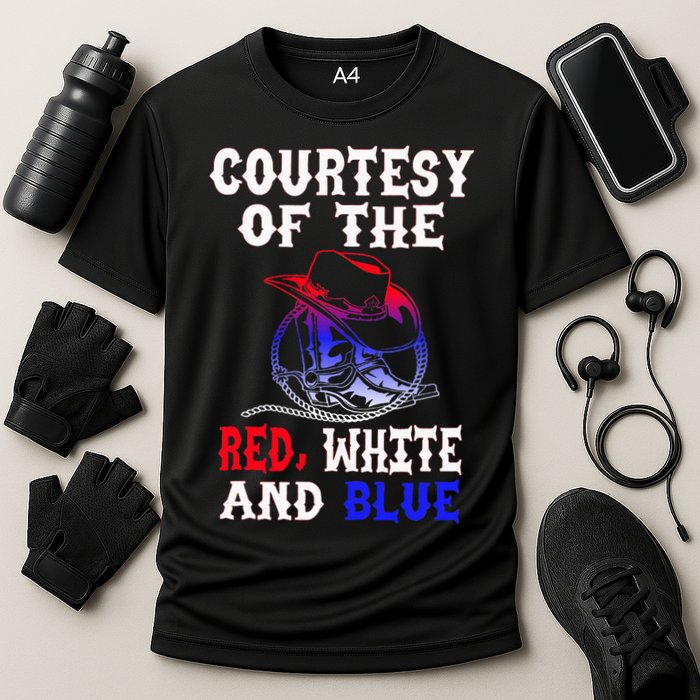 Courtesy Red White And Blue Cooling Performance Crew T-Shirt