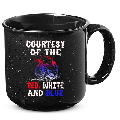 Courtesy Red White And Blue 15oz Campfire Ceramic Mug