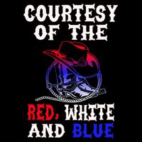 Courtesy Red White And Blue Wool Snapback Cap