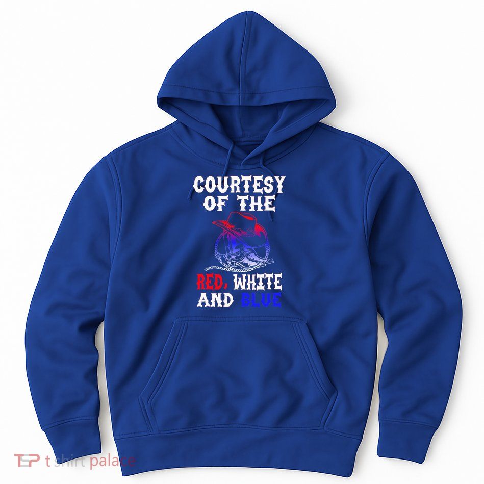 Courtesy Red White And Blue Hoodie