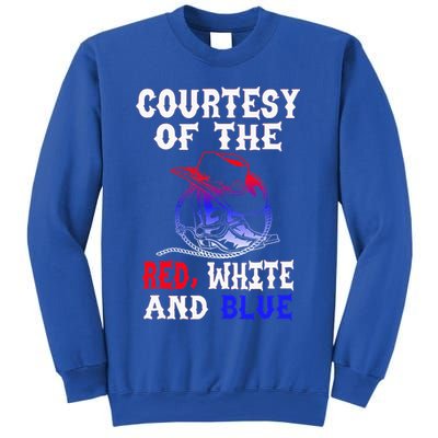 Courtesy Red White And Blue Sweatshirt