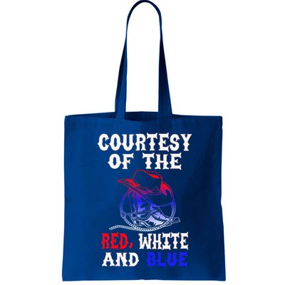 Courtesy Red White And Blue Bag
