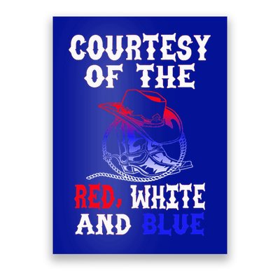 Courtesy Red White And Blue Poster