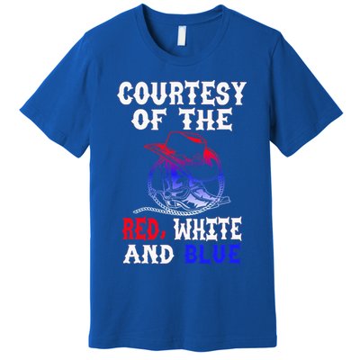 Courtesy Red White And Blue Premium T-Shirt