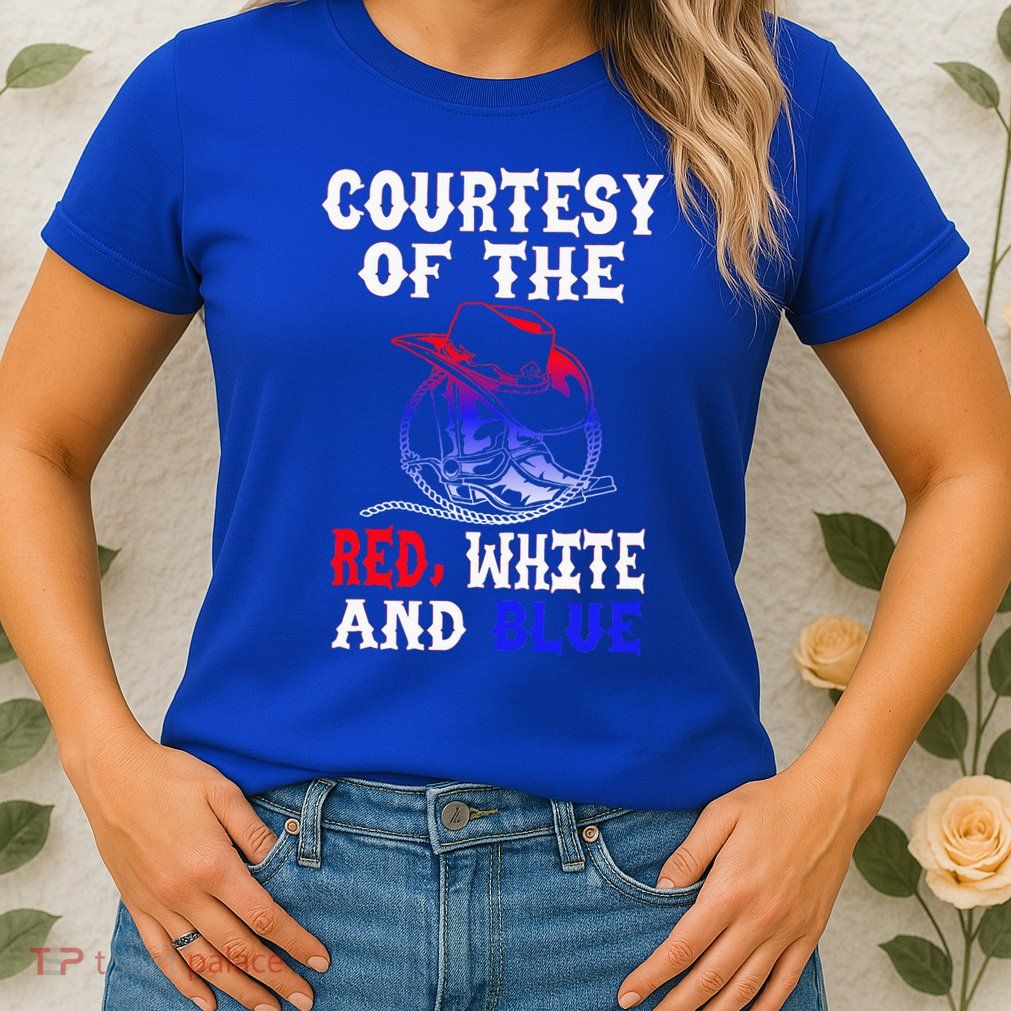 Courtesy Red White And Blue Womens T-Shirt