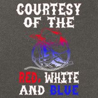 Courtesy Red White And Blue Cotton Canvas Backpack
