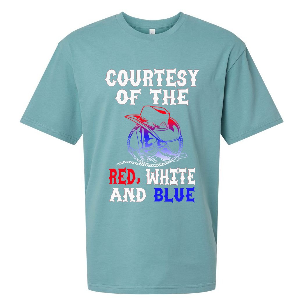 Courtesy Red White And Blue Sueded Cloud Jersey T-Shirt