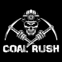 Coal Rush Wv With Skeleton Skull Miner Hard Hat Drawstring Bag