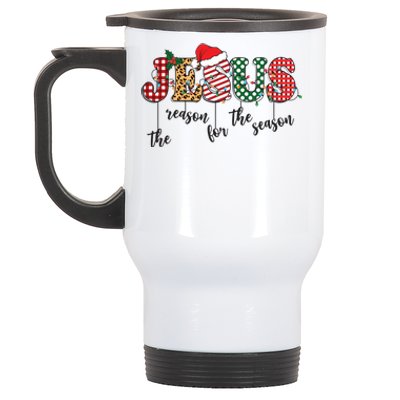 Christian Religious Xmas Jesus Is The Reason For The Season Great Gift Stainless Steel Travel Mug