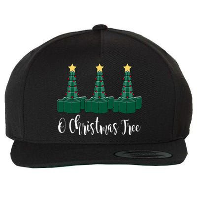 Christmas RT Xmas Tree ICU RRT Respiratory Therapist Nurse  Wool Snapback Cap