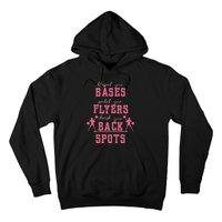 Cheerleading Respect Your Bases Flyers And Cherish Back Spot Hoodie